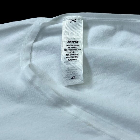 SKIMS Light Essential Dolman Sleeve Bodysuit Marble Womens 4X - Picture 4 of 12